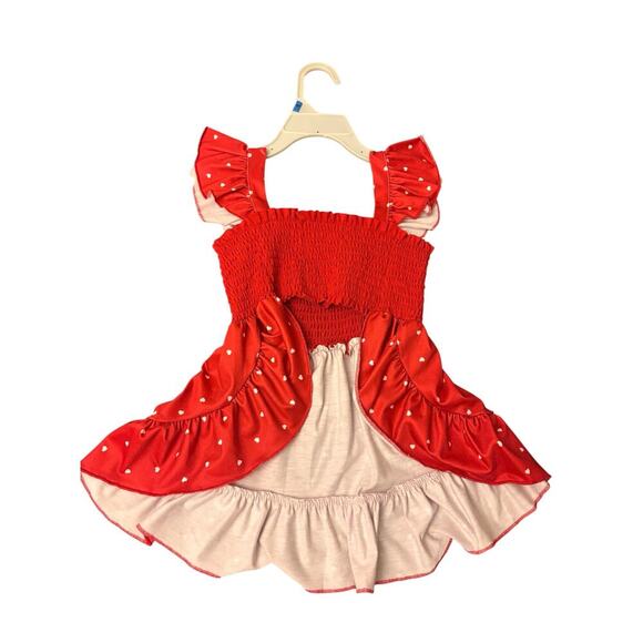 Pet Red Dress with Heart Pattern- NWT - Picture 2 of 4